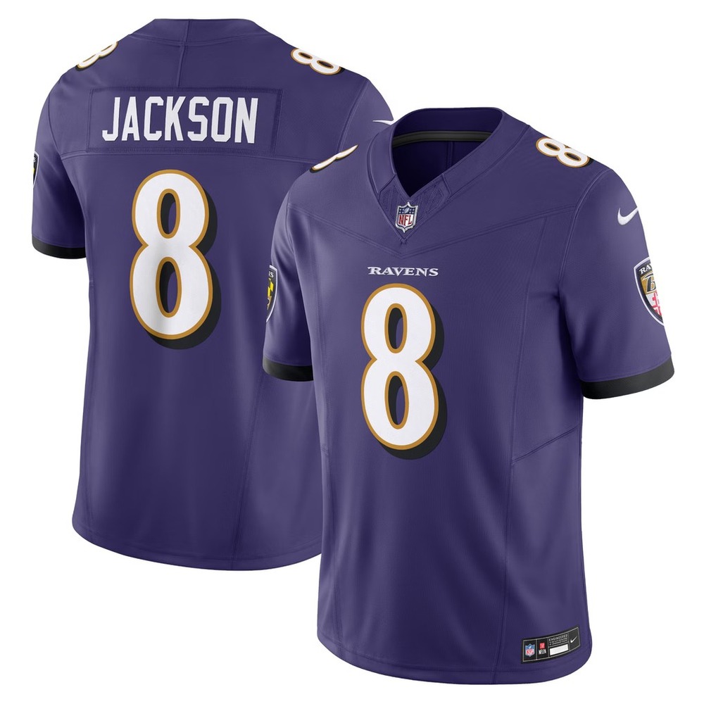 Lamar Jackson Baltimore Ravens Nike Vapor FUSE Game Jersey Mens 3XL $175 New NWT - Picture 1 of 5